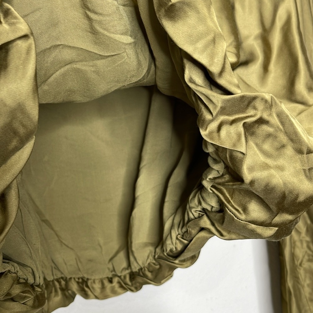 By Anthropologie Balloon-Sleeve Silky Blouse - Picture 6 of 7
